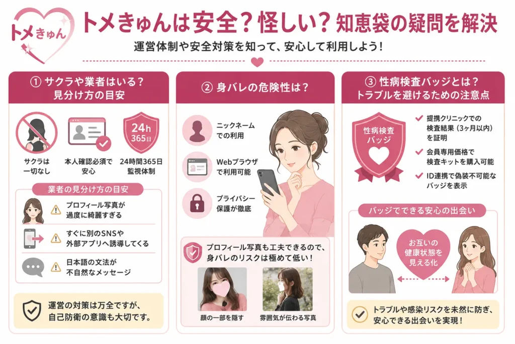 トメきゅんは安全?怪しい?知恵袋の疑問を解決