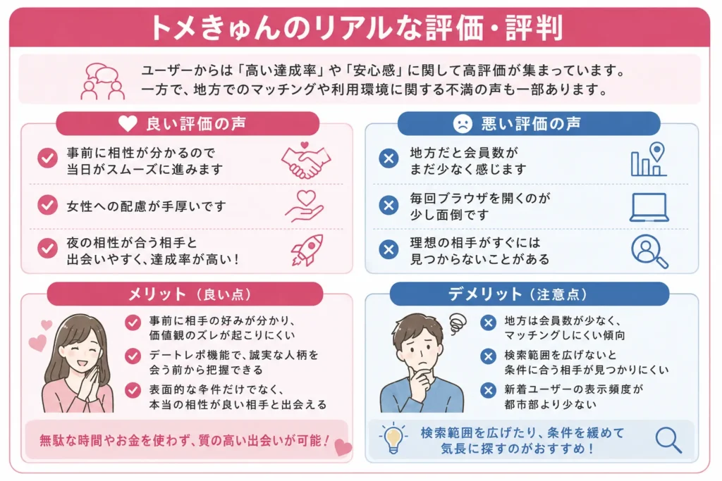 トメきゅんのリアルな評価・評判