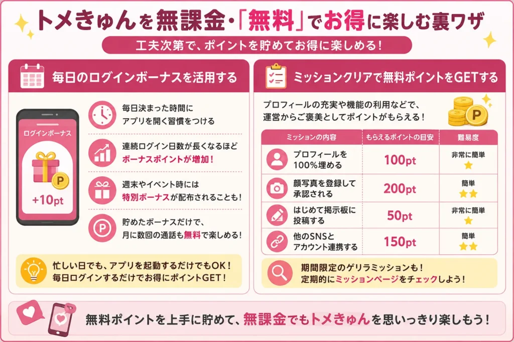 トメきゅんを無課金・「無料」でお得に楽しむ裏ワザ