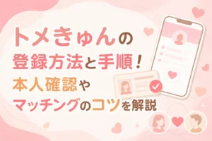 トメきゅんの登録方法と手順！本人確認やマッチングのコツを解説