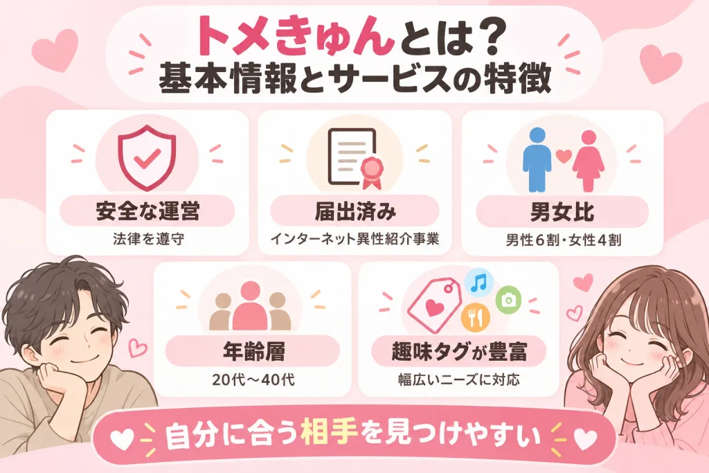 トメきゅんとは？基本情報とサービスの特徴